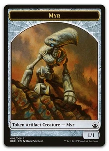 Myr Token #6 (NM) Battlebond BBD Magic MTG - Picture 1 of 2