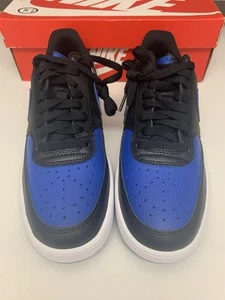 Men's Nike Court Vision Low 'Black Game Royal' Size 9 DM8681-001 Blue and Black - Picture 1 of 17