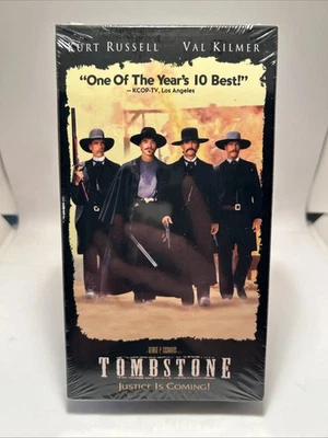 Tombstone (VHS, 1993) NEW FACTORY SEALED! Val Kilmer! Foto 1 de 4