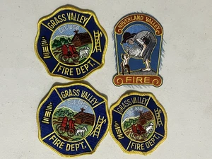 3 - California - Grass Valley Fire Dept Patch Nevada County CA + Neverland Fire - Picture 1 of 4
