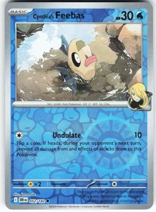 Cynthia's Feebas 052/182 Pokemon SV10: Destined Rivals Reverse Holo Common NM - Picture 1 of 2