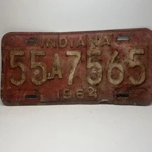 1964 INDIANA NUMMERNSCHILD #55 A 7565 - Bild 1 von 4