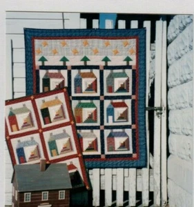 Cabin In The Cabin Quilt Pattern Wall Quilt Hanging Country House Design - Picture 1 of 2