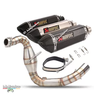 Tubo de enlace frontal 51 mm para sistema de escape completo BMW G310R G310GS puntas de silenciador 470 mm - Imagen 1 de 12