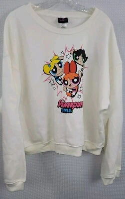 The Powerpuff Girls Cartoon Network Womans Graphic Sweatshirt NWOT Size XXL - Image 1 of 4