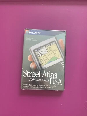 Delorme Mapping Street Atlas 2005 For Handhelds New Sealed - Image 1 of 2