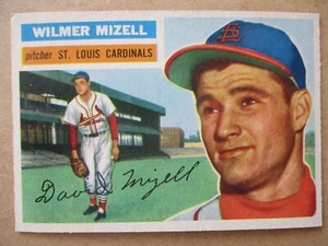 1956 Topps WILMER MIZELL KARTE Karte #193 St. Louis Kardinäle - Bild 1 von 2