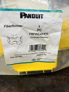 FRFWC4X4YL (Panduit) FiberRunner® Four Way Cross Yellow 1pc - Picture 1 of 3