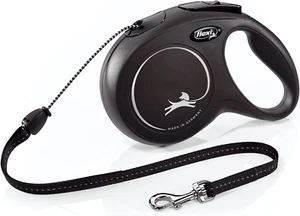 Flexi 26ft Retractable Dog Leash Medium Black Premium Quality Safety Control - Picture 1 of 11