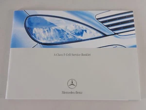 Scheckheft Mercedes Benz A-Klasse W168 F-Cell Brennstoffzelle auf Englisch 2003 - Bild 1 von 1