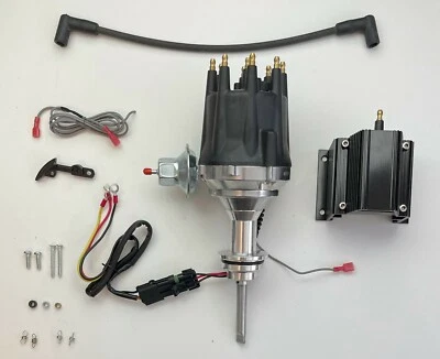 1951-1959 HEMI 331 354 CHRYSLER SMALL CAP HEI Distributor + BLACK 50k COIL DODGE - Image 1 of 4