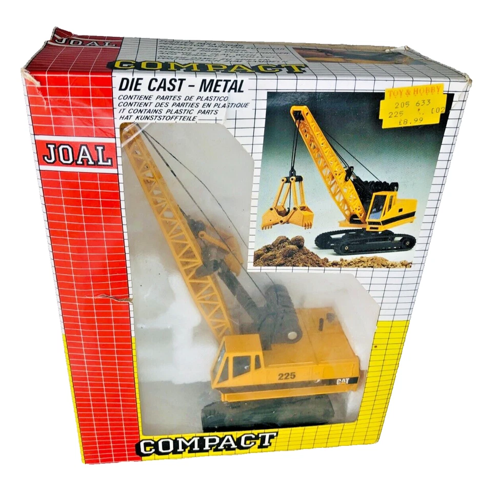 Elevador de grúa de coche de juguete en caja Joal Die Cast Metal ra Foto 1 de 4