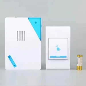 Wireless Doorbell 50-80M Range 32 Tune Battery Operated ABS Build Easy Install - Picture 1 of 7