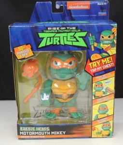 Rise of The Teenage Mutant Ninja Turtles Babble Heads Motor Mouth Mikey (21043) - Picture 1 of 6