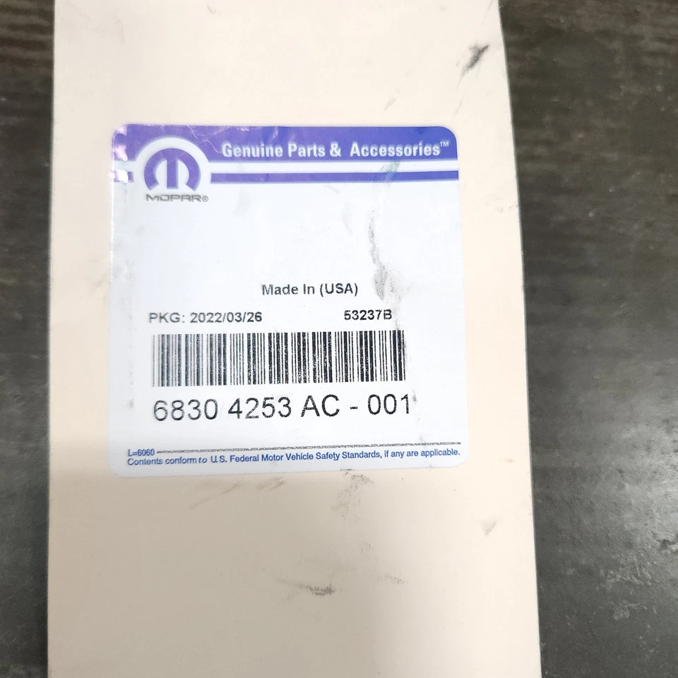 Manguera de dirección asistida genuina OEM Mopar Dodge 68304253AC con enfriador 2011-20 Journey Foto 1 de 4