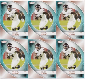 (6) Devon Achane 2023 SAGE HIGH SERIES GOLD ROOKIE LOT #108 MIAMI DOLPHINS RC - Picture 1 of 1