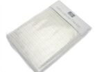 100% Cotton Baby Cellular Blanket Pram Cot Moses Blanket, White Cream