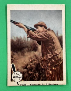 1959 Fleer Ted Williams 1938 - Disparos como pasatiempo tarjeta #10 desgaste en la esquina - Imagen 1 de 2