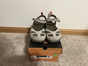 Merrell Q2 Siren Wrap Women’s US 10 Aluminum Leather Waterproof Sandals J37484 - Picture 1 of 10