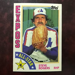 1984 Topps TIFFANY Set STEVE ROGERS ALL-STAR #394 ESPOSIZIONI ** COME NUOVO ** ALTA QUALITÀ ** - Foto 1 di 2