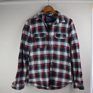 American Eagle Outfitters Button Up Shirt Mens Sz S Plaid Light Weight Collared - Bild 1 von 5