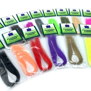 FLUORFASER - Fügen Sie einfach H2O Fliegenbindung superfeine Faser 15 Farben NEU hinzu! - Bild 1 von 17