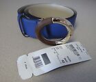 Women's ESCADA Purple Color Belt wood ring gold ITALY sz 36 40 42 New with tag