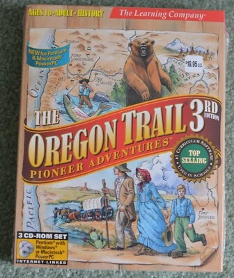 Oregon Trail~3rd Ed~1999~NEW~NIB~Sealed~The Learning Company~CD ROM Windows Mac - Image 1 of 3