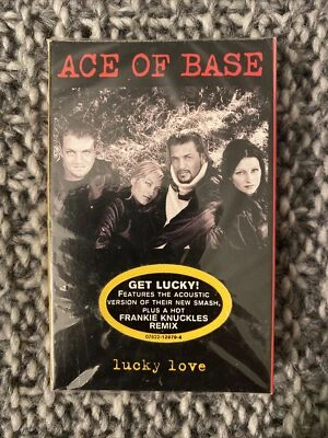 Cassette Tape Single New Sealed 1996 Ace Of Base. Lucky Love - Image 1 of 3