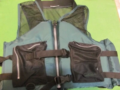 Colete salva-vidas Cabela's Brand adulto grande ajuste no peito 44"-46" - Imagem 1 de 4