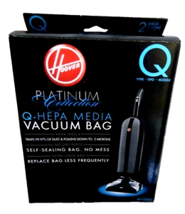 Bolsas de vacío Hoover AH10000 Platinum Collection Q-HEPA Media paquete de 2 NUEVAS - Imagen 1 de 5