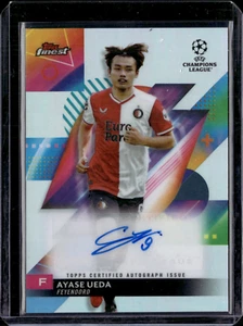2023-24 Topps Finest UEFA Soccer Ayase Ueda Base Auto (54B) - Bild 1 von 2