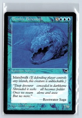 Benthic Behemoth Tempest Rare – MTG Magic the Gathering Card - Image 1 of 4
