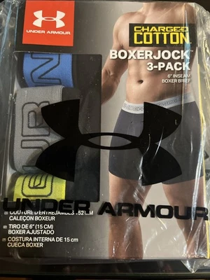 Roupa íntima masculina Under Armour, tamanho grande - (3 peças) - Imagem 1 de 4