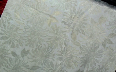 VINYL/ PLASTIC REM (upholstery) 72x20-21" beige-to-gray print (sew rm cab3) - Image 1 of 2
