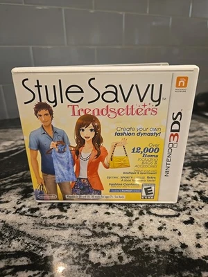 Style Savvy: Trendsetters (Nintendo 3DS, 2012) Authentic Complete CIB Tested - Image 1 of 4