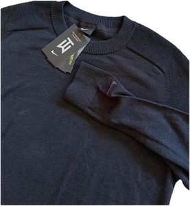 NWT Nike Tiger Woods TW Wool Blend Knit Golf Sweater Mens L Black CU9782-010 - Picture 1 of 14