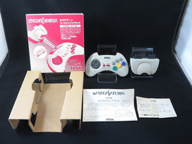 Tested SEGA SATURN Cordless Wireless Pad SET Controller SS HSS-0116 Japan 2