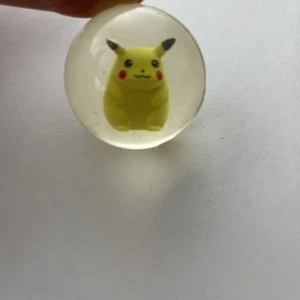 Pokemon Early PIKACHU Bouncy Super Ball By Tomy Nintendo Vintage 1997 - Picture 1 of 9