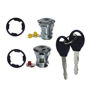 1 juego de llave y junta de cilindro de cerradura de puerta de coche apta para Nissan Altima Frontier Xterra - Imagen 1 de 5