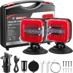 Wireless Trailer Lights Magnetic - Adjustable Tow Light with 2... - Bild 1 von 8