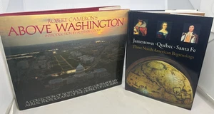 Lot of 2 HC Books Three North American Beginnings & Above Washington R Cameron - Imagen 1 de 22