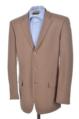JOHN VARVATOS Mainline Brown Woven 100% Wool Blazer Sport Coat Jacket - 40 L - Image 1 of 4