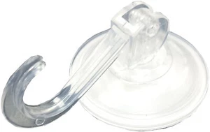 Neu 100 x Klar Cup Saughaken Aufhänger Hebel Typ Schnappverschluss 45 mm - Onestopdiy - Bild 1 von 1