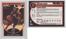 2007-08 Bowman Draft Picks & Stars Chrome Refractor /299 Dwyane Wade #3 HOF