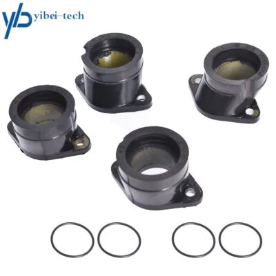 For Kawasaki ZR750 Zephyr ZR-7S Carburetor Adapter Holder Intake Manifold Boots - Image 1 of 4