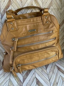 Franco Sarto Purse Messenger Hobo Bohemian Designer Bag Satchel Large - Picture 1 of 14