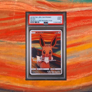 2018 Eevee Pokemon Japanese SM Promo Scream Munch: A Retrospective #287 PSA 9 - Picture 1 of 7