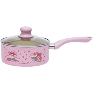 Padella antiaderente rosa cartone animato My Melody con coperchio pentole da cucina domestica - Foto 1 di 9