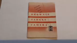 Brownie Target Camera Owners Operating Manual Vintage Instruction Booklet - Picture 1 of 3
